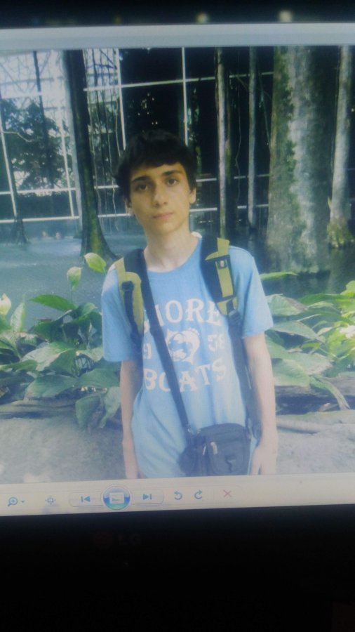 Adrián a los 15 años